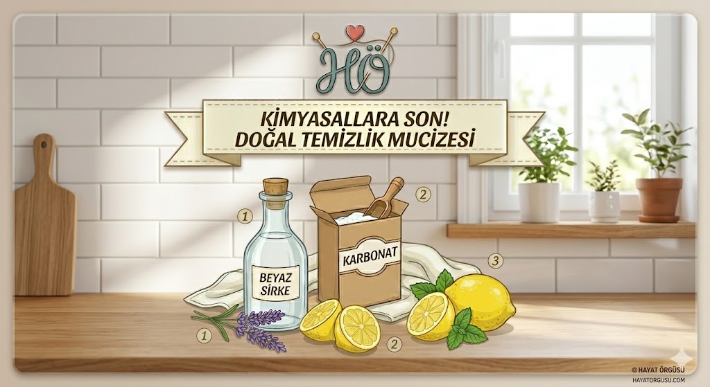 Karbonat ve sirke ile doğal temizlik yöntemleri - Hayat Örgüsü