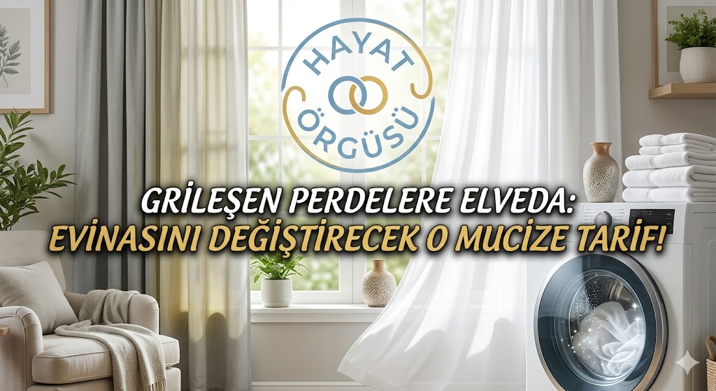 Çamaşır sodası ve bulaşık makinesi tableti ile perde beyazlatma yöntemi - Hayat Örgüsü