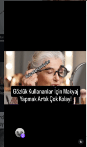 Mükemmel makyajın sırrı! mAkyaj Gözlüğü