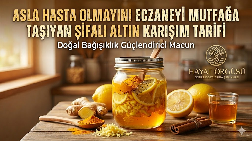 Eczaneyi mutfağa taşıyan şifalı altın karışım bağışıklık güçlendirici macun tarifi Hayat Örgüsü