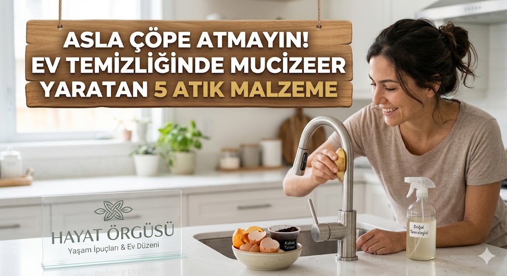 Ev temizliğinde mucizeler yaratan 5 atık malzeme - Hayat Örgüsü