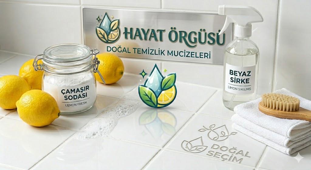 Hayat Örgüsü doğal derz temizliği mucizeleri ile derz aralarını ovalamadan beyazlatma yöntemi.