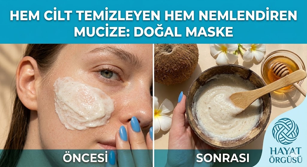 hem cilt temizleyen hem nemlendiren maske