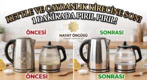 Çaydanlık ve kettle kireç temizliği, doğal yöntemlerle mutfak gereçleri bakımı