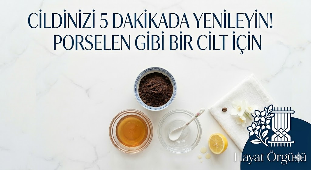 Cilt hücrelerini yenileyen doğal kahve ve bal maskesi tarifi - Hayat Örgüsü