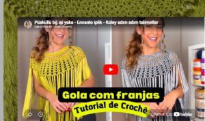 Püsküllü Tığ İşi Model Yapılışı Hayat Örgüsünde
