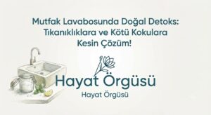 Mutfak lavabosu için doğal kaya tuzu ile tıkanıklık giderme ve temizlik yöntemi