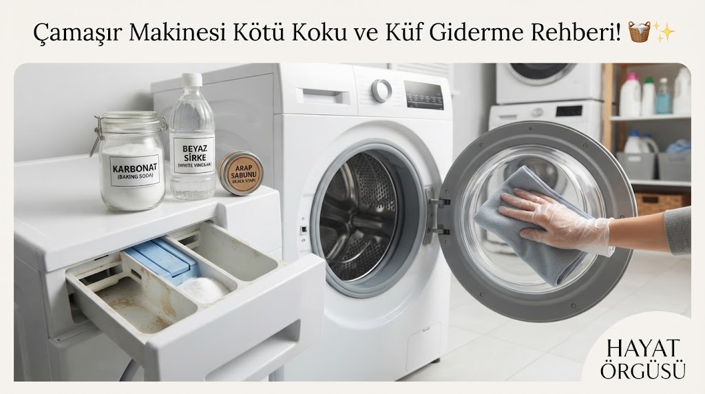 Çamaşır Makinesi Kötü Koku ve Küf Giderme Rehberi: Derinlemesine Temizlik